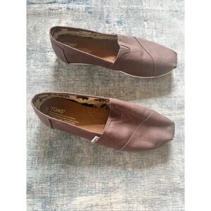 Toms Brown Classic Alpargata Slip On Shoe Size 8.5